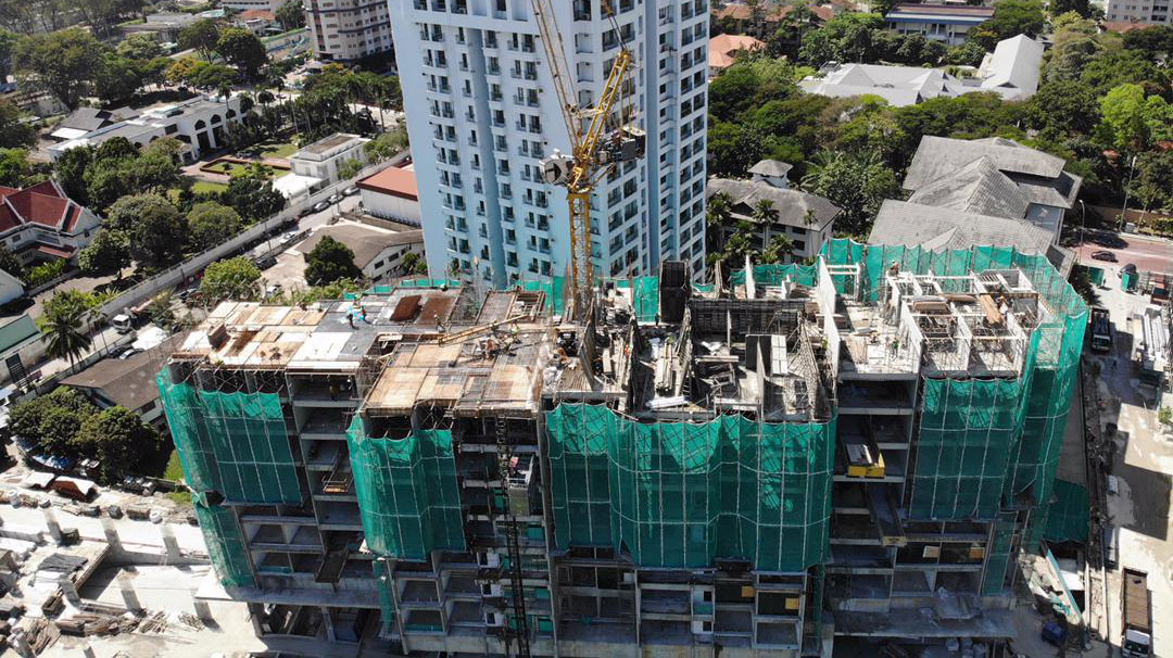 Mayfair (Tower D): Building structure up to Level 10